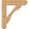 Ekena Millwork Olympic Craftsman Smooth Bracket w/ Offset Brace, Western Red Cedar, 7 1/2"W x 30"D x 34"H BKT0806X30X34OLY04SWR - alternate 3